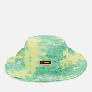 ハット GANNI Woman Hat Green A6899 861 Ganni Logo cap for Women - Khaki in UAE | Level Shoes