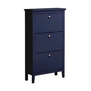 Hamilton Shoe Cabinet Navy Homebase