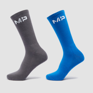 MP Crayola Crew Мъжки чорапи (2 чифта) — кадетско синьо/космическо сиво