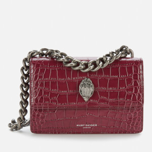Kurt geiger burgundy bag sales