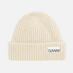 Ganni Women's Structured Rib Beanie - Brazilian Sand 