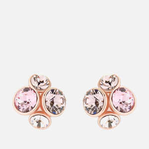 Ted Baker Women s Lynda Jewel Earring Rose Gold Tone Pale Pink Multi