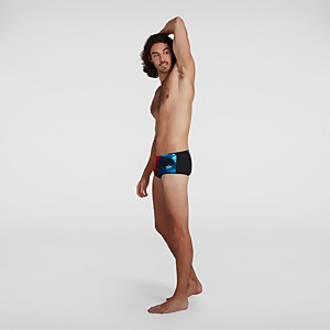 Men's Placement Digital 14cm Trunks Black