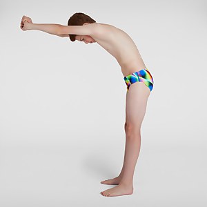 Boys' Allover 6.5cm Trunks Blue