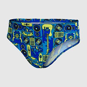 Jungen Allover Badehose in Schwarz