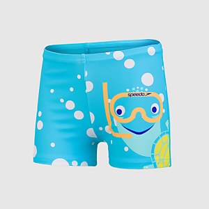 Boy's Tommy Turtle Aquashort Blue/Yellow - 6-9M