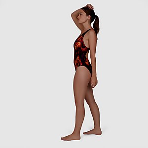 Maillot de bain ColourWild Powerback Swimsuit Noir