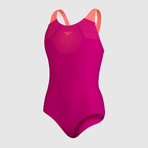 Maillot de bain Fille Tech Placement Muscleback Rose