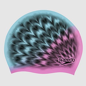 Kinder Slogan Print Badekappe in Pink