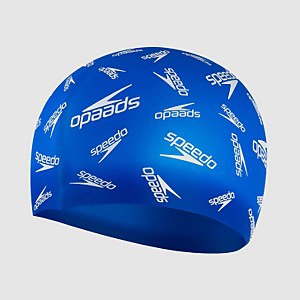 Kinder Boom Silicone Badekappe in Blau