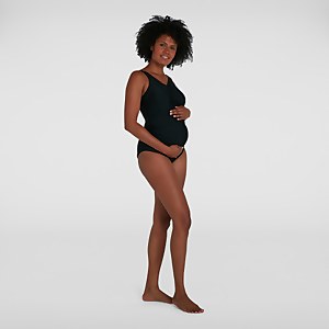 Women's Essential U-Back Maternity Swimsuit Black