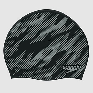 Unisex Reversible Moulded Silicone Cap Black