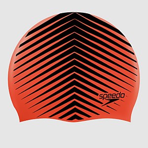 Unisex Reversible Moulded Silicone Cap Orange