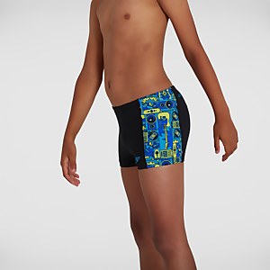 Boys' Allover Panel Aquashort Black