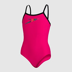 Maillot de bain Fille Digital Plastisol Placement Bretelles fines Noir