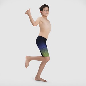 Jungen Fastskin Junior Endurance+ High Waisted Jammer in Schwarz