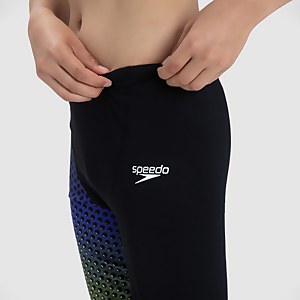 Jungen Fastskin Junior Endurance+ High Waisted Jammer in Schwarz