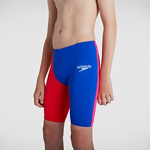Jungen Fastskin Endurance+ High Waisted Schwimmhose in Blau
