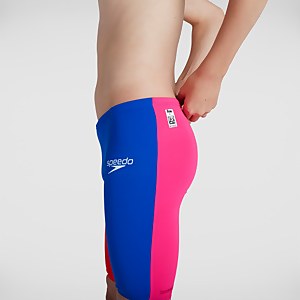 Jungen Fastskin Endurance+ High Waisted Schwimmhose in Blau