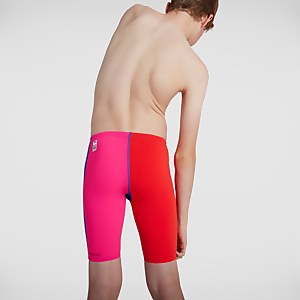 Jungen Fastskin Endurance+ High Waisted Schwimmhose in Blau