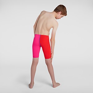 Jungen Fastskin Endurance+ High Waisted Schwimmhose in Blau