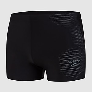 Men's Hexagonal Tech Placement Aquashort Black