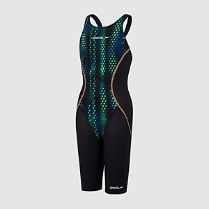 Girls' Fastskin Junior LZR Racer X Openback Kneeskin Blue