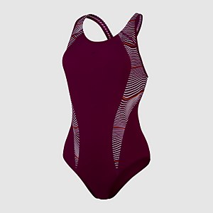 Allover Panel Laneback Badeanzug