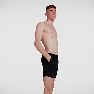 Herren Sport Logo 16" Badeshorts in Schwarz