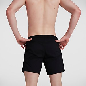Herren Sport Logo 16" Badeshorts in Schwarz