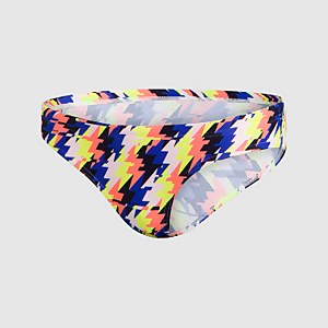 Women's Allover Hipster Trunks Blue/Red