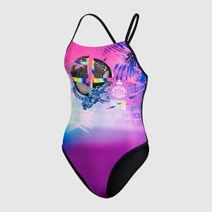 Women's Placement Ribbonback Swimsuit Pink