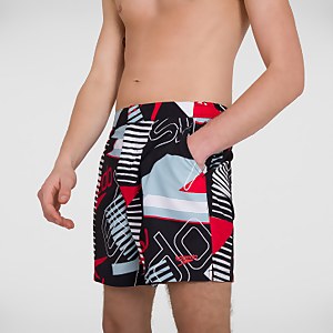 Men's Vintage Paradise 16" Swim Shorts Black