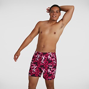Herren Vintage Paradise 16" Badeshorts in Schwarz