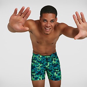 Herren Vintage Paradise 16" Badeshorts in Marineblau