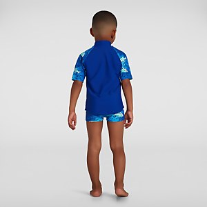 Infant Boys' Sun Protection Top and Short Blue