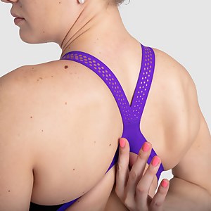 Women's Fastskin LZR Pure Intent Openback Kneeskin Violet