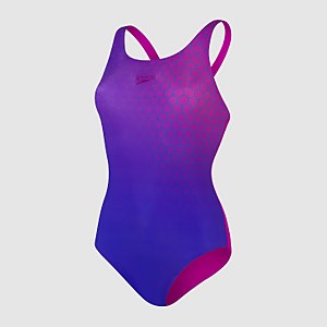 Women's Placement Medalist Swimsuit Violet