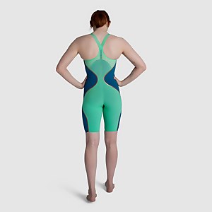 Damen Fastskin LZR Pure Intent Closedback Kneeskin in Grün