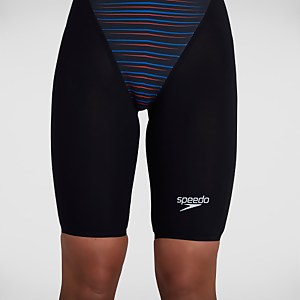 Damen Fastskin LZR Pure Valor Openback Kneeskin in Schwarz