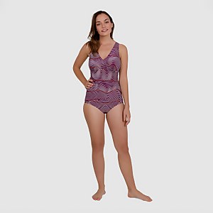 Maillot de bain Crossback Printed 1 Pièce