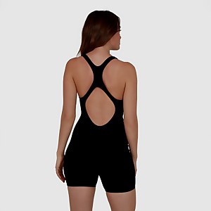 Solid Wrapover Legsuit Black