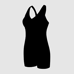 Solid Wrapover Legsuit Black