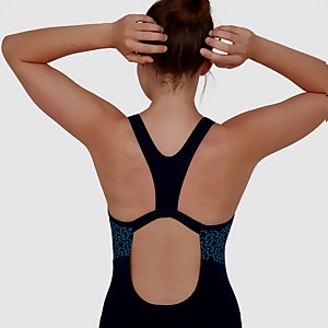 Boomstar Splice Flyback Swimsuit Navy