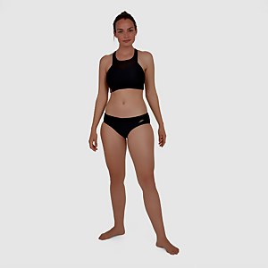 Hexagonal Mesh Panel Bikini Black - 28