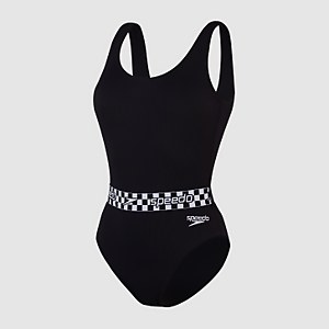 Maillot de bain Belted Deep U-Back 1 Pièce