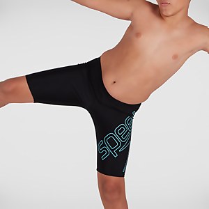 Boys' Boom Logo Placement Jammer Black