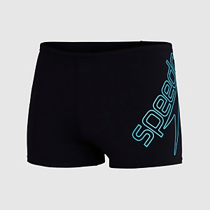 Herren Boom Logo Placement Aquashorts in Schwarz