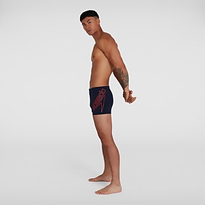 Boxer de bain Homme Boom Logo Placement Bleu marine