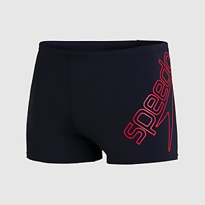 Boxer de bain Homme Boom Logo Placement Bleu marine